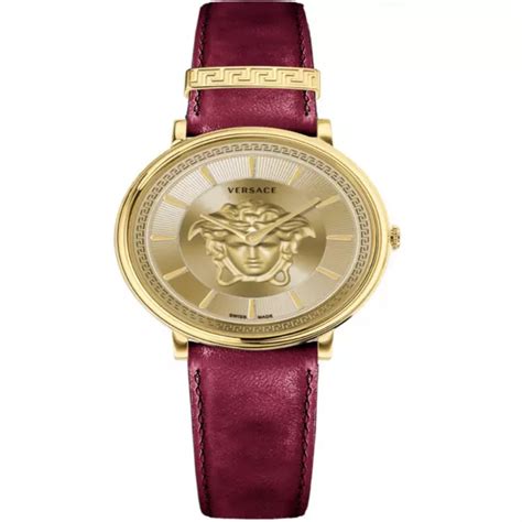 reloj versace mujer dorado|Versace clock.